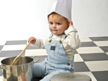 可爱儿童小厨师高清图片