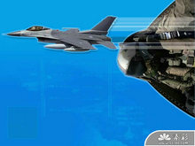 航空科技战斗机PPT模板