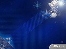 太空卫星通信科技PPT模板