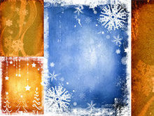 圣诞雪花底纹背景高清图片3