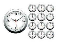 时钟钟表矢量图