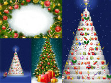 精美圣诞节圣诞树高清图片
