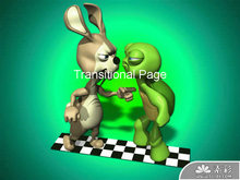 龟兔赛跑卡通PPT模板