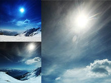高原雪山自然风光高清图片2