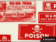 poison_labels标签PS高清笔刷