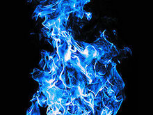 蓝色绚丽火焰高清图片5