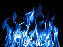 蓝色绚丽火焰高清图片