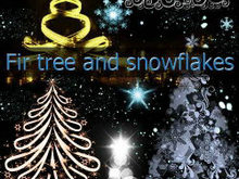 枞树、雪花、祥光等喜庆圣诞类PS笔刷集