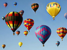色彩斑斓的热气球高清图片2