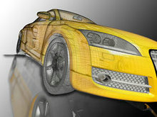 3D轿车效果图高清图片4