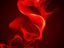 红色烟雾火焰矢量图-6