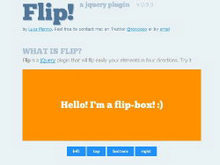 Flip!模仿流行的卡片翻转的效果