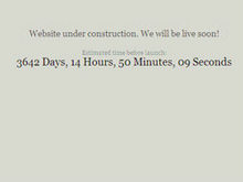 提示网站还在搭建中(Under Construction Page)......