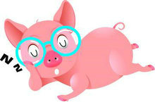 卡通动物小猪PSD素材