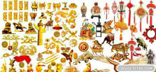 中国古典传统艺术元素PSD素材大集合