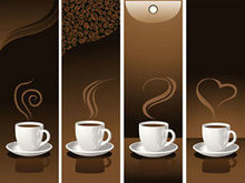 咖啡横幅banner矢量图3