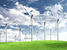 生态和风力发电高清图片2