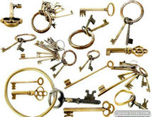 古代钥匙PSD素材