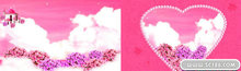 “粉色仙境”婚纱摄影素材PSD模板(4)