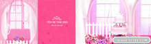 “粉色仙境”婚纱摄影素材PSD模板(5)