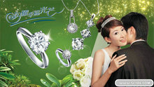 结婚钻戒珠宝首饰广告PSD素材