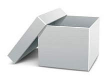 空白纸盒矢量图-2