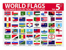 各国或地区国旗和区旗矢量图-5