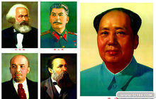 毛泽东斯大林马克思PSD图片素材