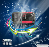 诺基亚3G手机广告PSD模板