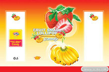草莓香蕉水果包装PSD模板