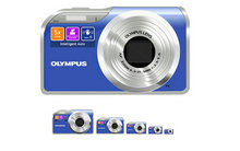 奥林匹斯数码相机图片PSD素材