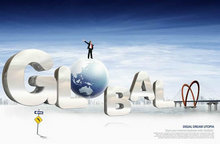 韩国GLOBAL全球商务概念PSD素材