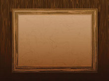 古典木纹框架02矢量图