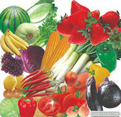 PS后期设计瓜果蔬菜PSD图片素材