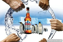 国外啤酒广告设计PSD素材