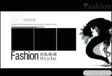 时尚格调个性写真PSD模板(2)
