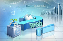 WED电子信息科技商务PSD素材