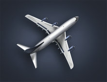 民用航空飞机模型PSD素材