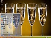 香槟庆祝2013