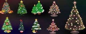 圣诞节矢量图系列-圣诞树