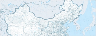 1:400万的中国地图（公路交通版）