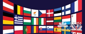 欧盟国家旗帜大全矢量图