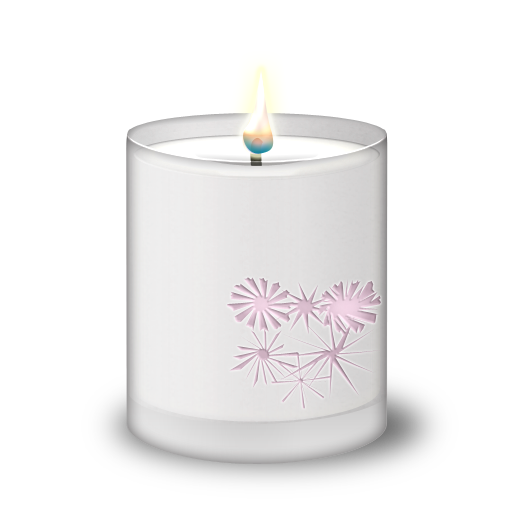 frosted_glass_candle 圣诞蜡烛