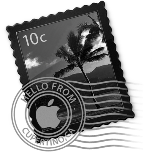 苹果 风景邮票