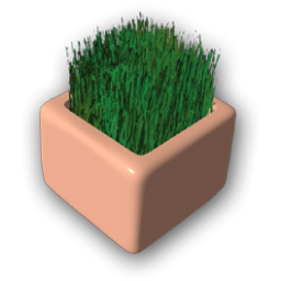 3D绿草