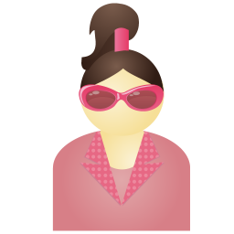 Sunglass woman pink 粉色太阳镜女人