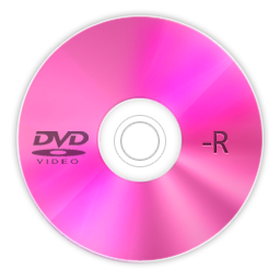 DVD-R粉色磁盘
