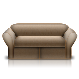 褐色精致沙发