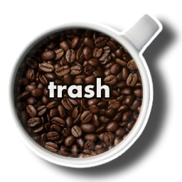 trash 咖啡豆