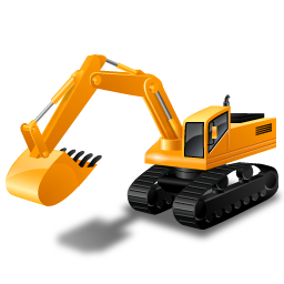 excavator_yellow 挖掘机
